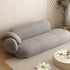 Ansley Suede Fabric Modern Loveseat Sofa